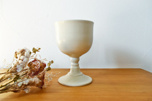 陶器のワイングラス 3枚目の画像