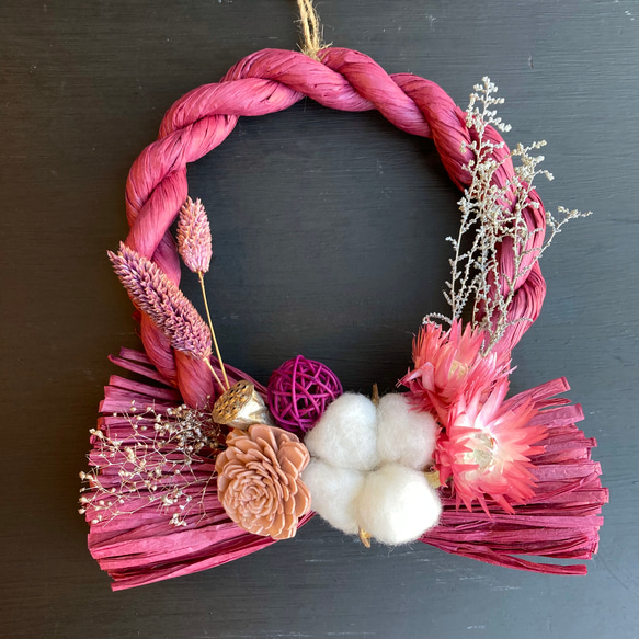 お早めに！しめ縄リース ※ナチュラルカラー※