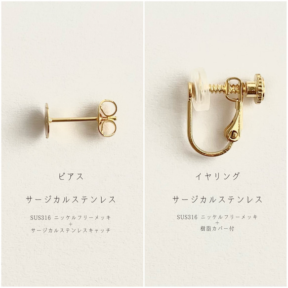 ビオラの耳飾りの詰め合わせ｜viola's coffret｜ピアス＆イヤリング｜No.165 13枚目の画像