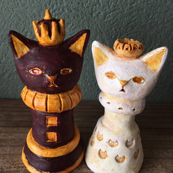 國際象棋貓國王和王后 第5張的照片