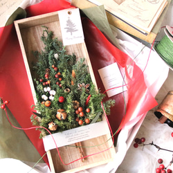 受注制作】森の三日月リース プリザーブドフラワー chainon 通販