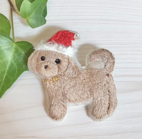 専用 ビーズ 刺繍ブローチ ハンドメイド クリスマス 専用 ビーズ 刺繍