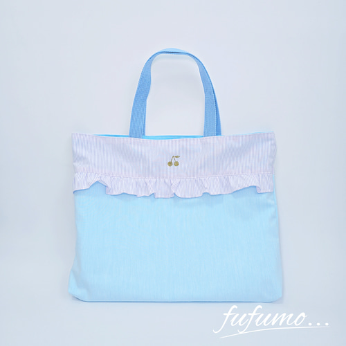 入園入学準備品5点セット＊ブルーストライプ その他入園グッズ fufumo