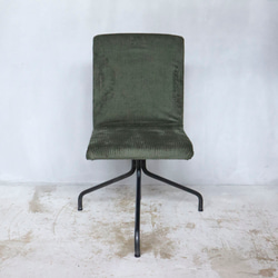 [LV Chair]高さ調整 椅子 チェア 昇降式 帆布 コーデュロイ アイアン カウンターチェア -210- 7枚目の画像