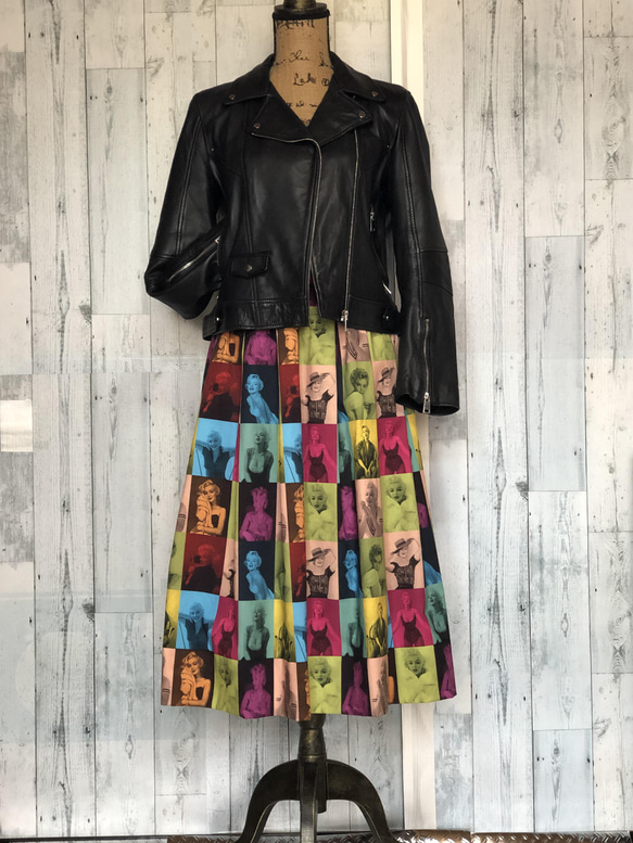 マリリン・モンロー　タックギャザースカート 6枚目の画像