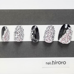 ♡オーダーページ♡ 【③チェック(きらきら)】 再販8】『ギラギラクリスタル』（ネイルチップ ストーン