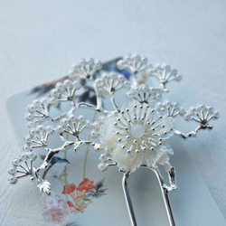 和柄の竹製ヘアゴム 梅の花 レーザー彫刻 ヘアゴム Bamboo Fam. 通販