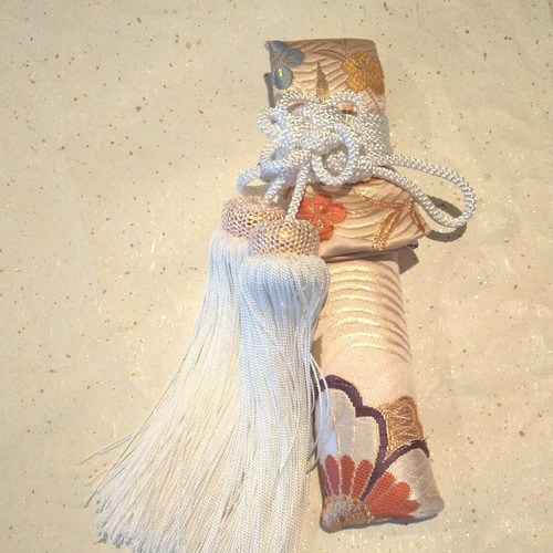 高級西陣織 】正絹 花嫁懐剣 筥迫 2点セット ゴールド 打掛 はこせこ