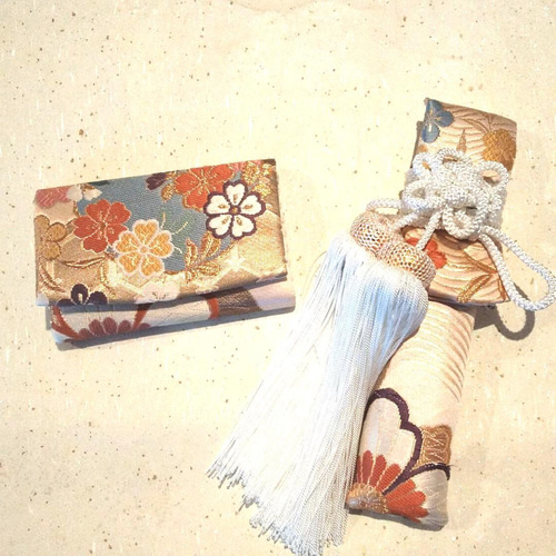 花嫁懐剣はこせこセット　ゴールド 婚礼箱迫セット 花嫁小物 懐剣セット 6点 シャンパンゴールド 金 懐剣