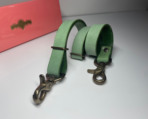 ヌメ革ナチュラル&うす茶色　６丁　革ベルト付　シザーケース　SCL-154/NB ヌメ革ナチュラル&うす茶色 6丁 革ベルト付 シザーケース SCL