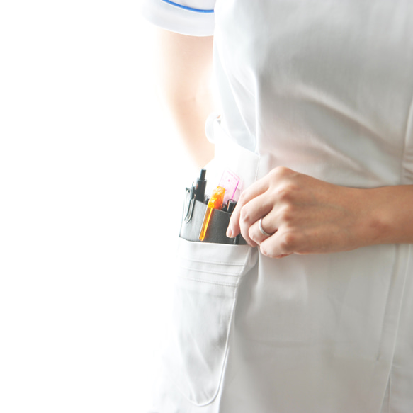 《刻印無料》Pencil Case for Nurses  本革白衣ポケットペンケース  看護師／医師／PT／OT／ST 人気・おすすめ｜使いやすい・旅行におすすめ セール中 全国発送 国内発送対応
