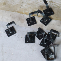 ＼送料無料／[Peck]日本製アイアンフック 取付簡単 店舗什器 荷物掛け 傘掛け フック 引っ掛け 収納 吊下-66- 17枚目の画像