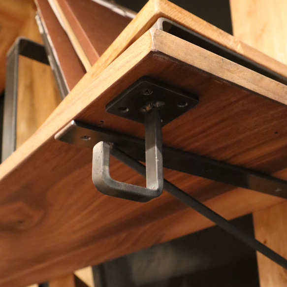 ＼送料無料／[Peck]日本製アイアンフック 取付簡単 店舗什器 荷物掛け 傘掛け フック 引っ掛け 収納 吊下-66- 10枚目の画像