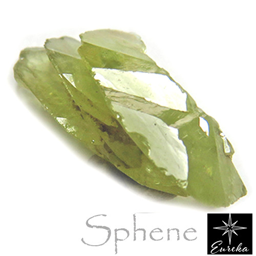 スフェーン 結晶 原石 パキスタン産 5.6ct レアストーン ルース 天然石 trg263