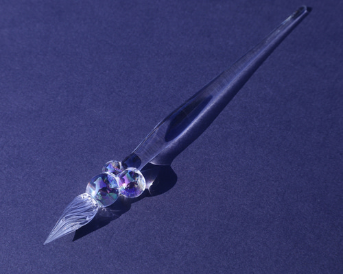 飾って使えるガラスペン しゃぼん玉 ガラスペン シャボン玉 ペン・筆記