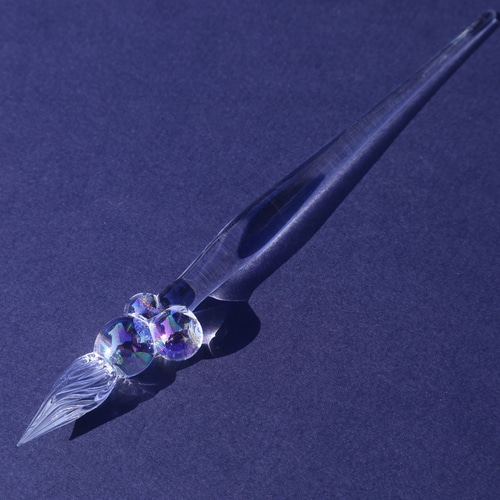 飾って使えるガラスペン しゃぼん玉 ガラスペン シャボン玉 ペン・筆記