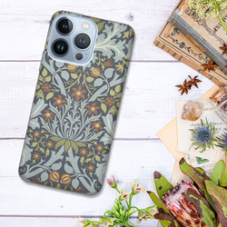 【モリス柄最多の品揃え　高精細画像使用】iPhoneケース　ウィリアム・モリス　Autumn Leaves 1枚目の画像