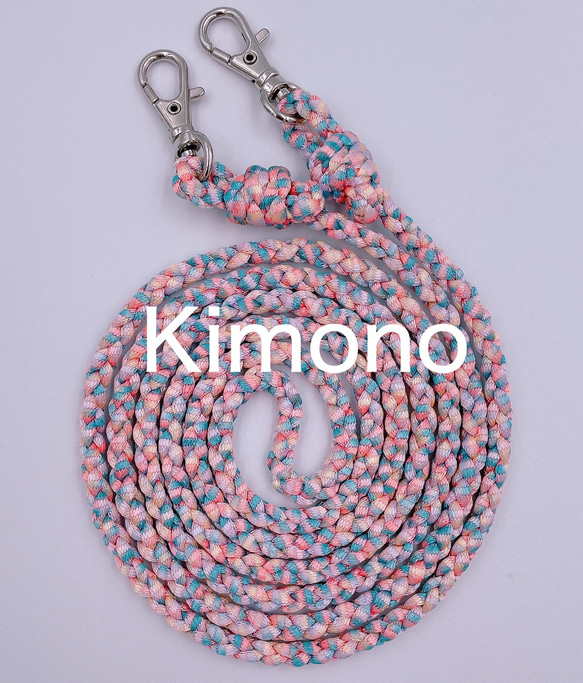 【京都くみひも×尾州かすり染】 伝統技術のコラボ！かわいいスマホショルダー スマホストラップ※送料無料※ 11枚目の画像