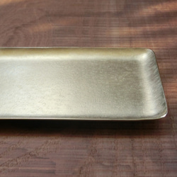 真鍮トレイ 名入れ 文字入れ　 長皿 キャッシュトレイ　 ペンスタンド ペントレイ キートレイ メガネ置き 1枚目の画像