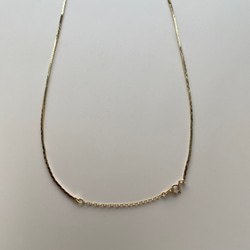 [已售出 200 多條！ ] 可調長度 24k 金 GP 蛇鏈項鍊（可依您想要的長度製作！） 第6張的照片