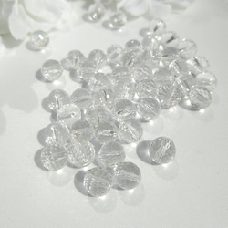まー水晶スプーン 透明度の高い水晶 1-59 8～12mm 128面カット ヒマラヤ