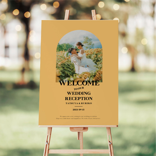 選べるカラー｜ウェルカムボード｜アメリカンレトロ｜結婚式