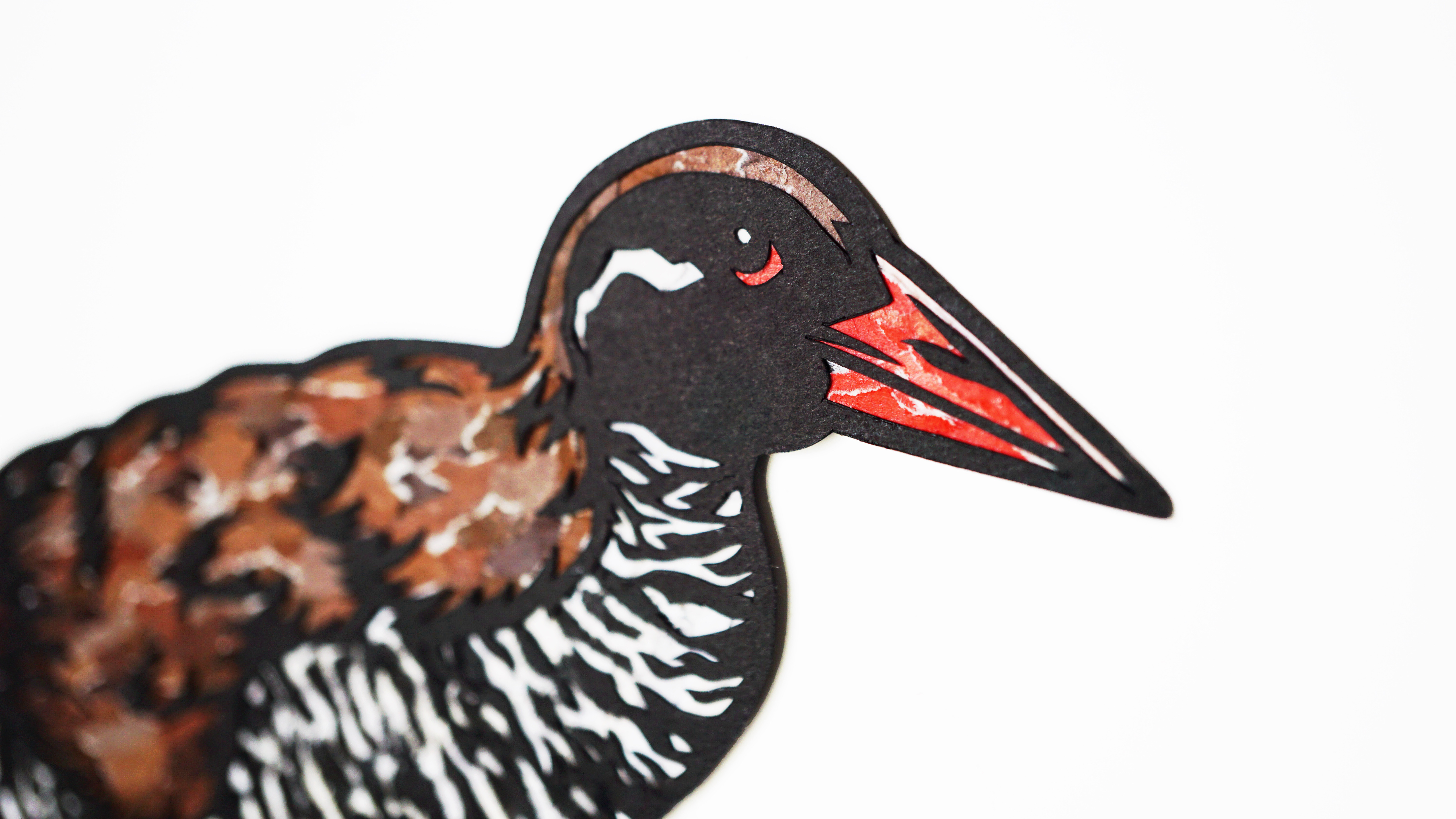 【切り絵×ちぎり絵】yanbaru-kuina -ﾔﾝﾊﾞﾙｸｲﾅ- 原画アート 8,640円