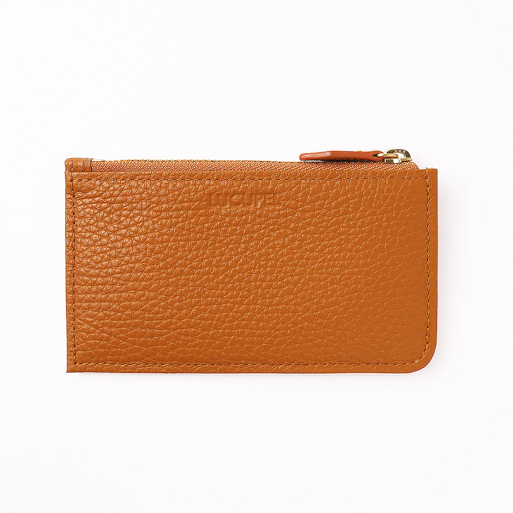 キャシュレスにおススメ”大人かわいい色味”のフラグメントケース/ブラウン