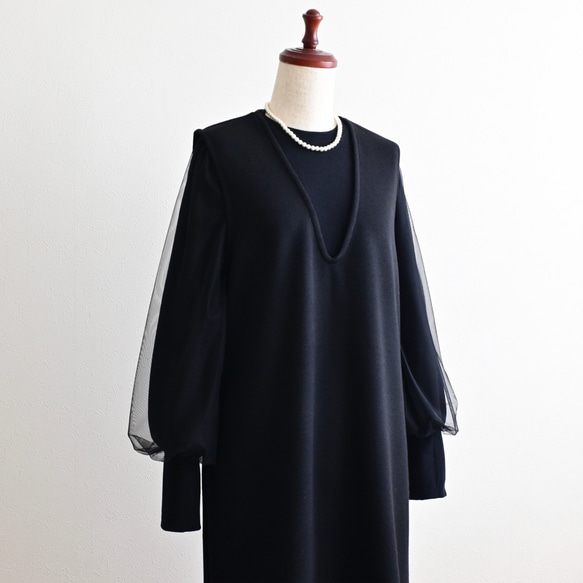 再販＊イベント♦︎普段着にも♦︎深サイドスリット ブラック♦︎M~3L♦︎丈調整対応 4枚目の画像