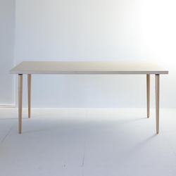 モールテックス ダイニングテーブル ベージュ180サイズ　角度調整ができるホワイトアッシュ脚 BM08 17枚目の画像