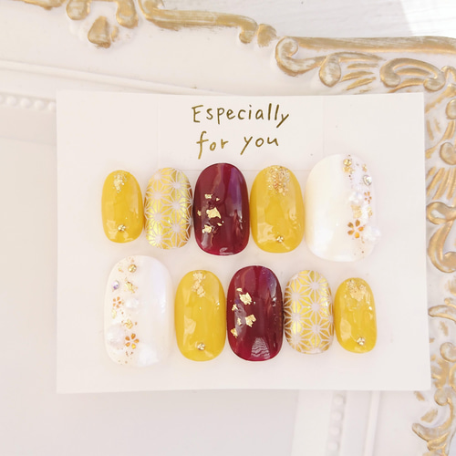 送料無料◇色打掛や前撮りや振袖に◇マスタードイエロー◇黄色と茶色と  