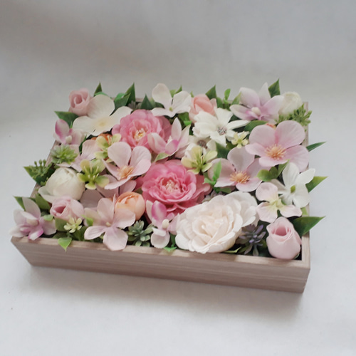 フラワーアレンジメントD 楽天市場】花 ギフト 開店祝い フロレアル フェリシテ（ラインアレンジ