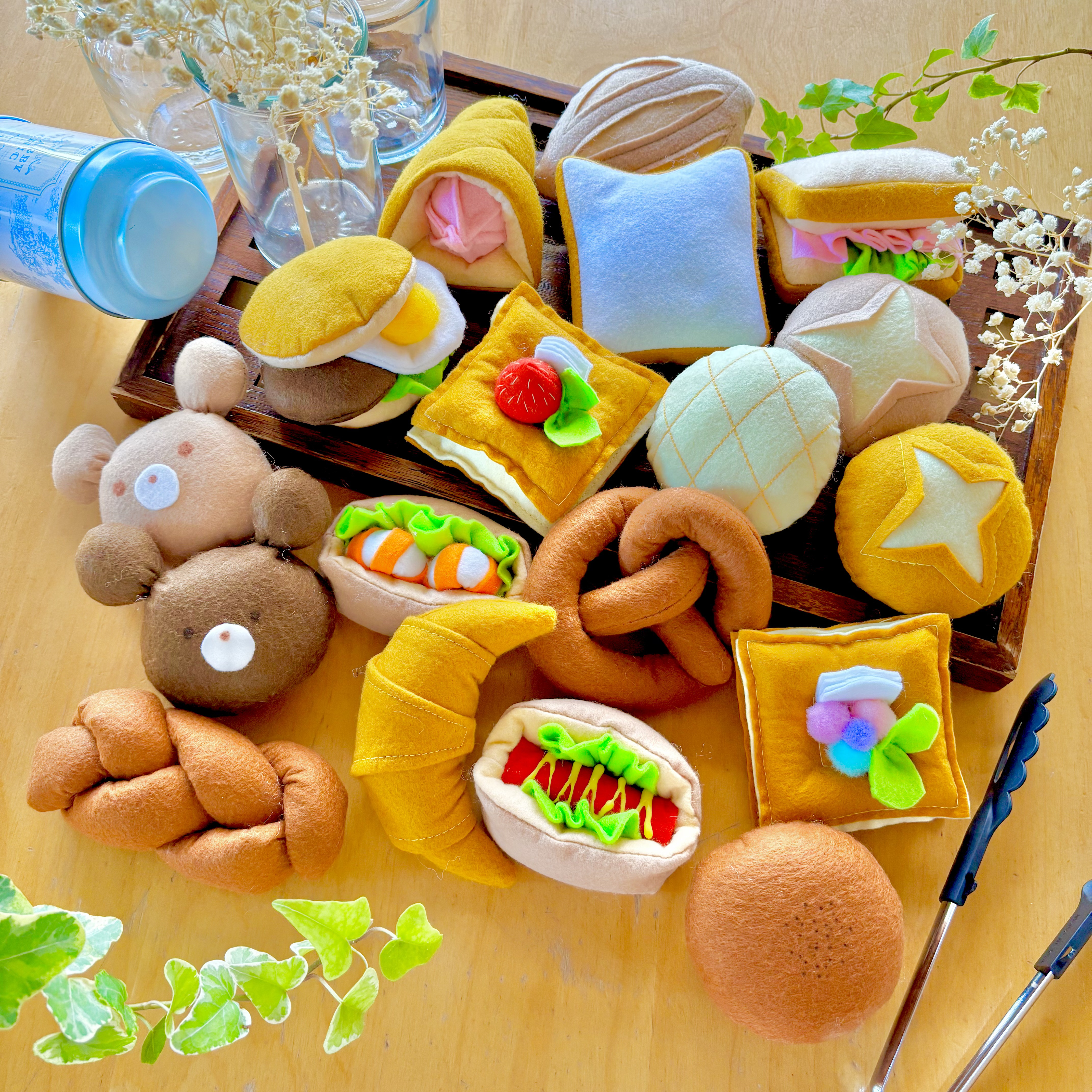 フェルト　おままごと　パンセット他　ハンドメイド a12836b378b1db6e2564848d8c8a0c