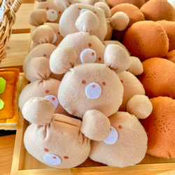 おままごと☆フェルトのパン屋さん18個セット　トング&トレイ付き 13枚目の画像