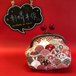 ハンドメイドななま ハンドメイド☆がま口・中サイズ【花柄・小鳥柄】 - メルカリ