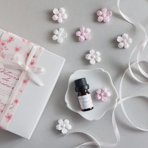 【ギフトセット】桜のアロマストーン 2枚目の画像