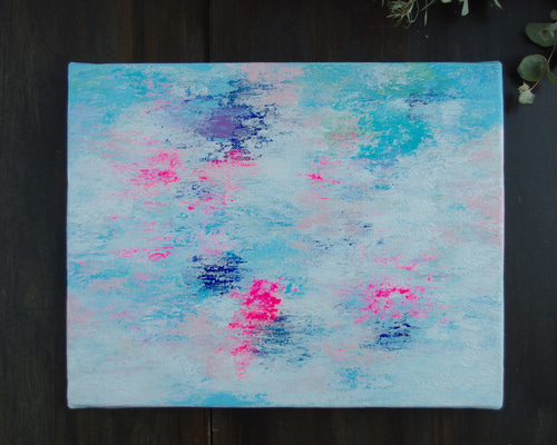 雷雨油絵F3(273×220mm)