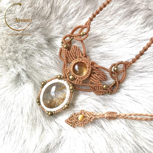 いつも一緒、私のかわいいお守りジュエリー＊ガーデンクォーツと