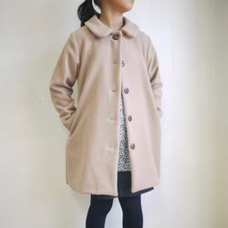 YONE 子供用ウールコートの型紙　年末年始のおでかけに　子供服　パターン　コート　ジャケット 2枚目の画像