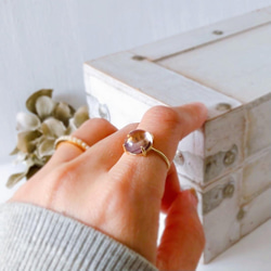 お得なセット‼︎宝石質アメトリンAAA ネックレス＆リングセット 天然石約10mm 10枚目の画像