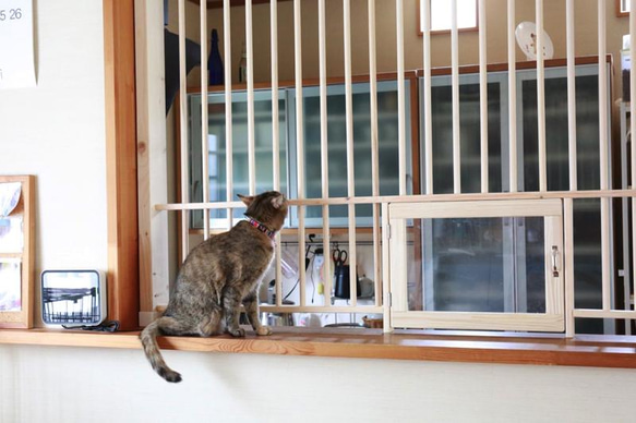★ 猫の侵入防止柵 L型キッチンカウンター・入り口用 ★ 