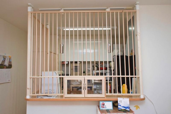 ★ 猫の侵入防止柵 L型キッチンカウンター・入り口用 ★ 