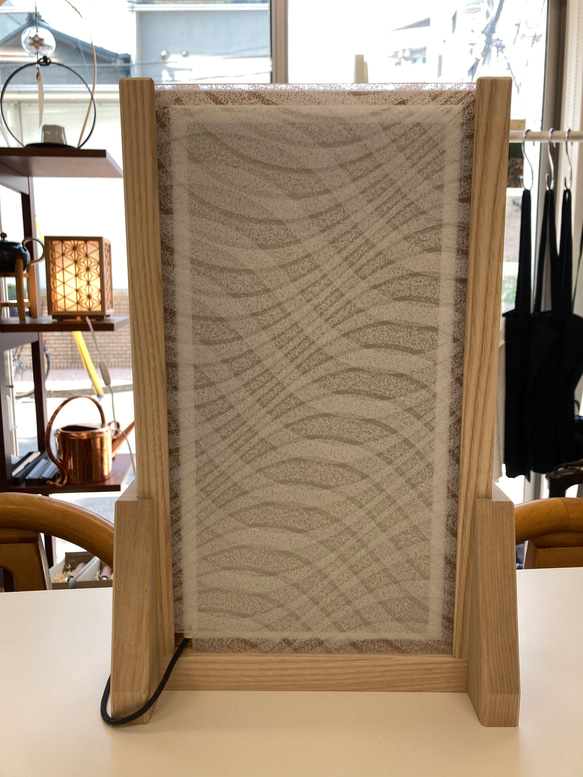 組子パネルを使った照明　受注生産 