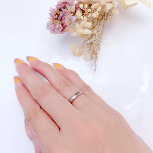 自然な着け心地のペアリング】ケース付き 結婚指輪 選べるカラー 刻印