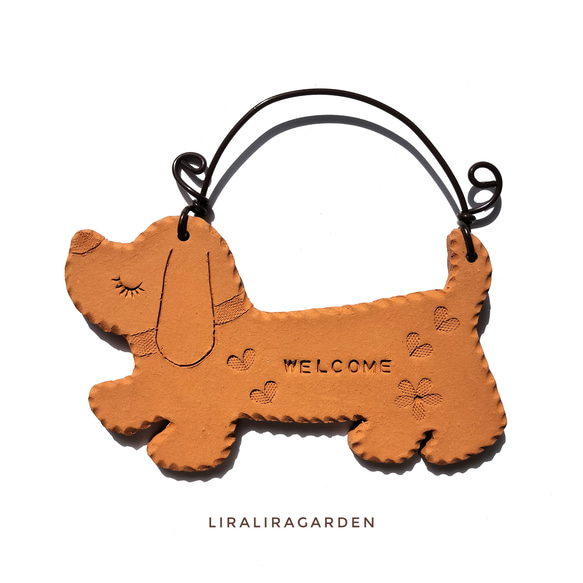 ポメラニアン・トイプードル・ダックス ウェルカムボード(ハンドメイド