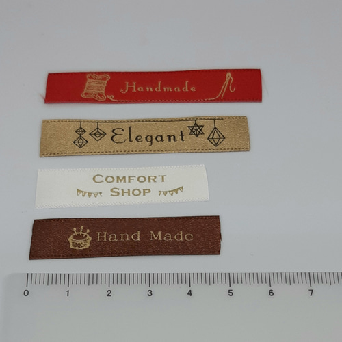 【人気商品】 10枚 バランスお任せ！セミオーダー】縫い付けタイプの ネームタグ