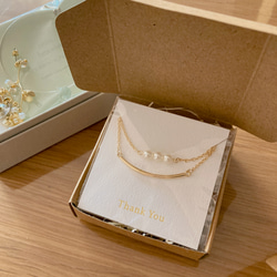 チェコガラスの2連ブレスレット 8枚目の画像