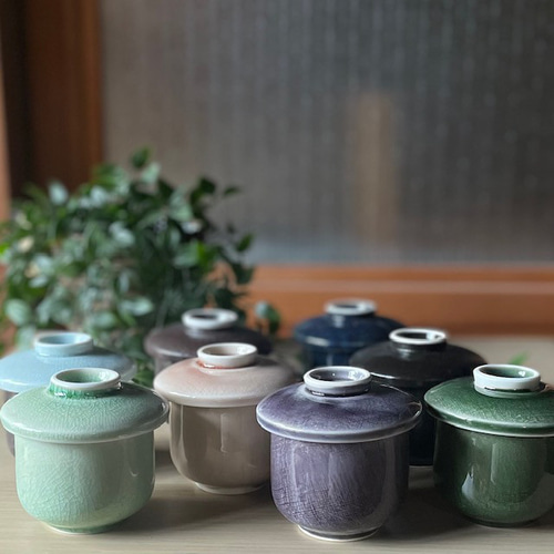 茶碗蒸し 大きめ 和モダン お椀・ボウル・鉢 bakuzangama 通販