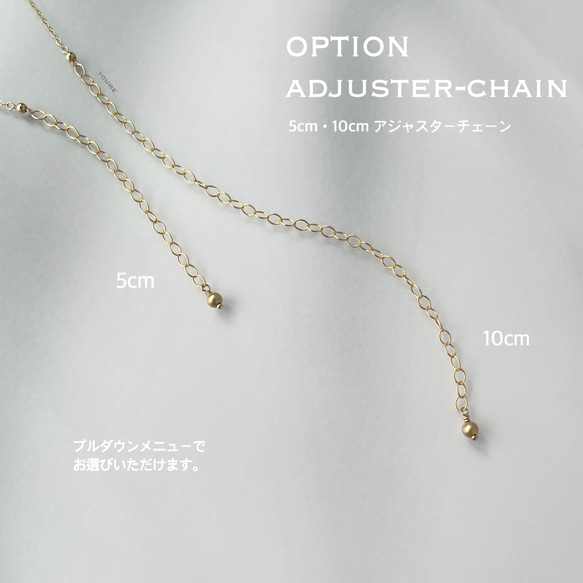 14kgf Gold Bead Necklace 6枚目の画像
