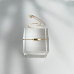 14kgf Gold Bead Necklace 3枚目の画像